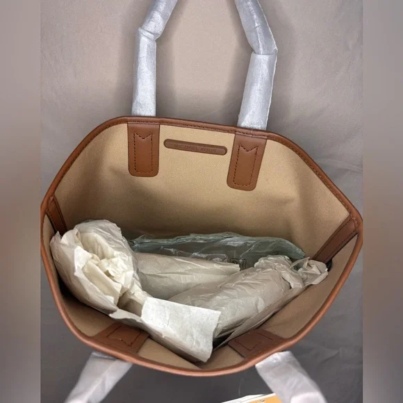 Michael Kors Tan and Brown Jodie Tote - Picture 6 of 12